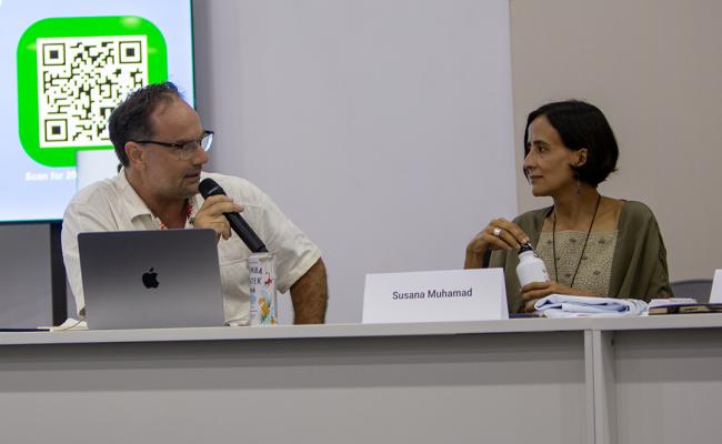 Moderator, and Susana Muhamad, Former Minister of Environment and Sustainable Development, Colombia - Reliance on land in NDCSe-20Nov-COP30