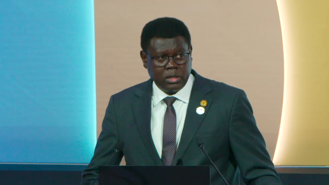 Monday Simaya Kumba, Minister of Foreign Affairs and International Cooperation, South Sudan_2ndWSSD_5Nov2025_AndresC_Web2
