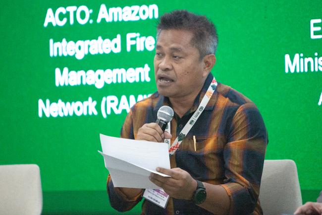 Thomas Nifinluri, Director of Forest Fire Management, Ministry of Forestry, Indonesia - Global Fire Hub - COP30 - 17Nov