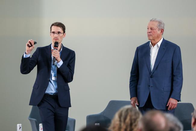 Gavin Mc Cormick, Co-Founder and Executive Director, WattTime, and Al Gore, former US Vice President