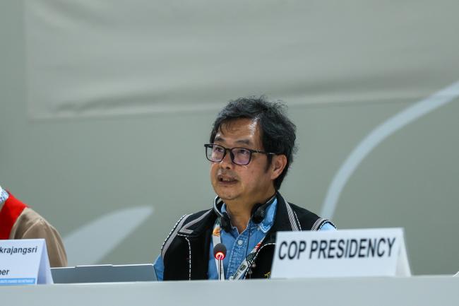 Kittisak Rattanakrajangsri, Local Communities and Indigenous Peoples Platform (LCIPP) Facilitative Working Group (FWG) member 