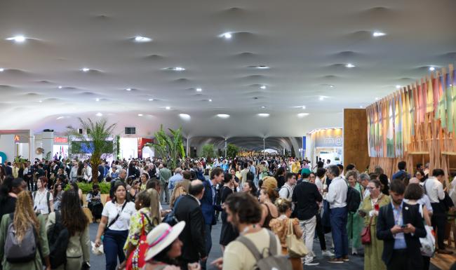 The hallways of COP 30