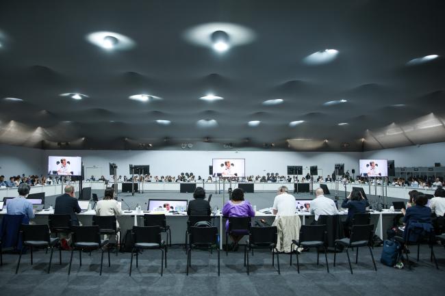 View of the room during the dialogue