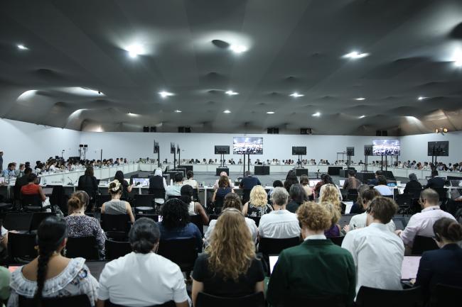 View of the room during the informal consultations on the Sharm el-Sheikh dialogue
