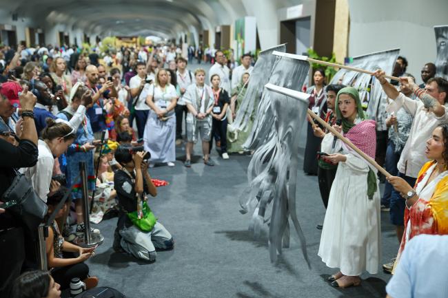 Environmental defenders solidarity action
