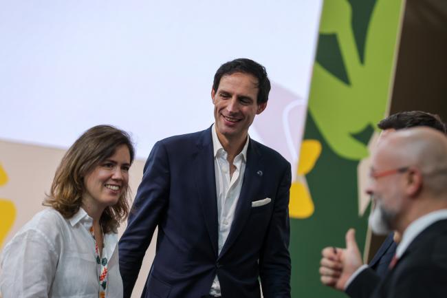 Lídia Pereira, Head of the European Parliament delegation to COP 30, and Wopke Hoekstra, Commissioner for Climate, Net Zero and Clean Growth, EU