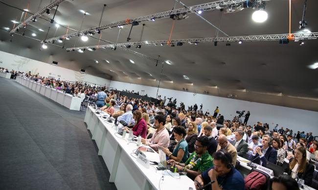 View of the room during the Global Climate Action High-Level Closing Event
