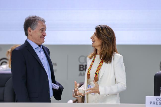 Dan Ioschpe, COP 30 Climate High-Level Champion, and Ana Toni, COP 30 CEO