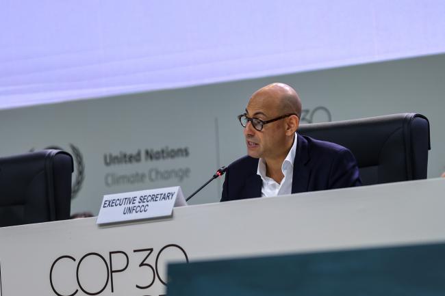 UNFCCC Executive Secretary Simon Stiell