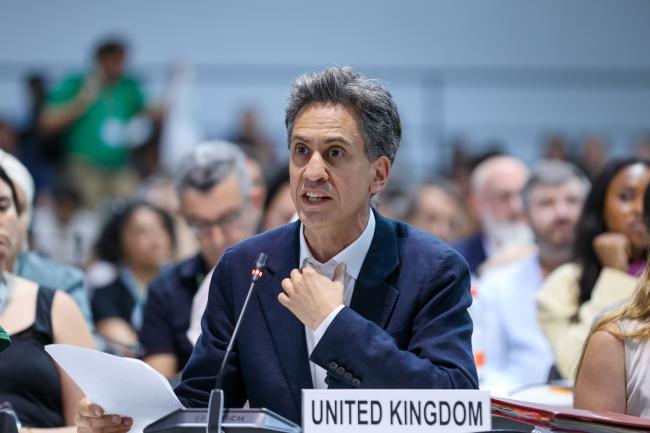 Edward Miliband, Secretary of State for Energy Security and Net Zero, UK