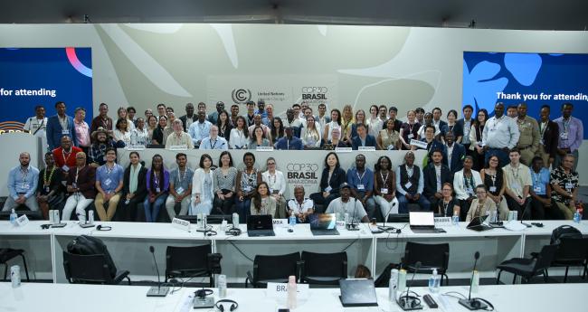 Group photo after the joint informal consultation on Articles 6.2 and 6.4 of the Paris Agreement