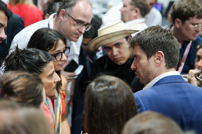 Irene Vélez Torres, Colombia, and Túlio Andrade, COP 30 Presidency