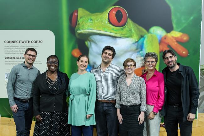 From L-R: Daniel Bertram; Tomilola Akanle; Jennifer Bansard; Marc Calabretta; Anna Dubrova; Annelies van Gaalen; and Mike Muzurakis