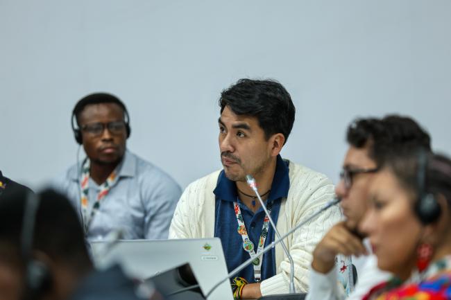 Cristian Flores Mamani, Bolivian Civil Society Coalition of Non-Market Approaches