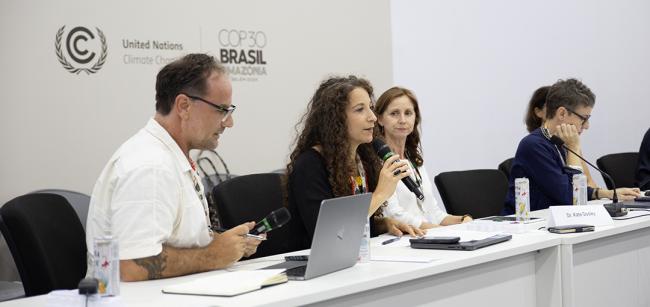 View of the dais - Reliance on land in NDCSe-20Nov-COP30.