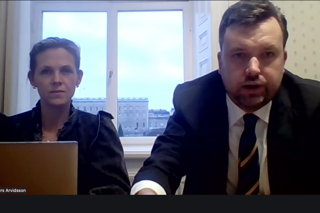 Anders Arvidsson, Council member, Sweden (right) - GEF70 - 18Dec