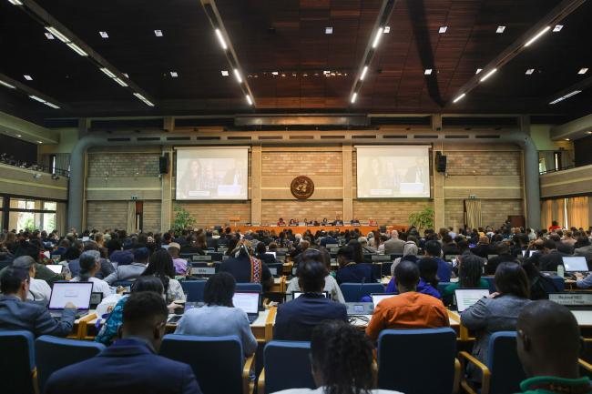 A view of the room during the Opening 
