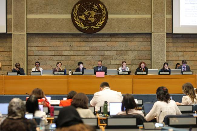 A view of the panel during Cluster A 