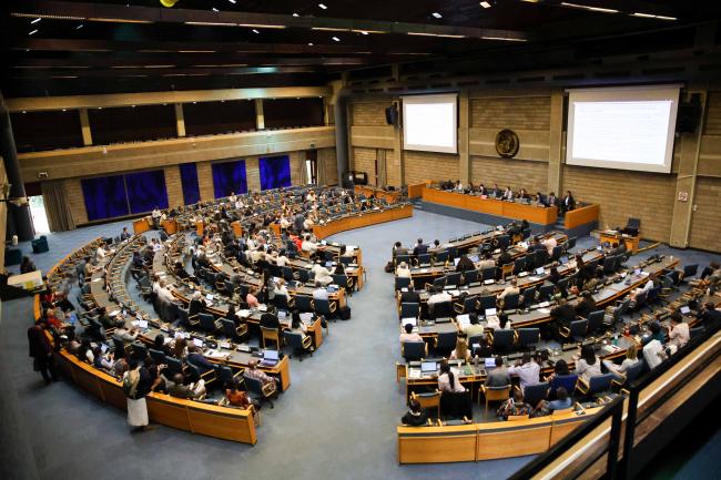 View of the room during Cluster A 