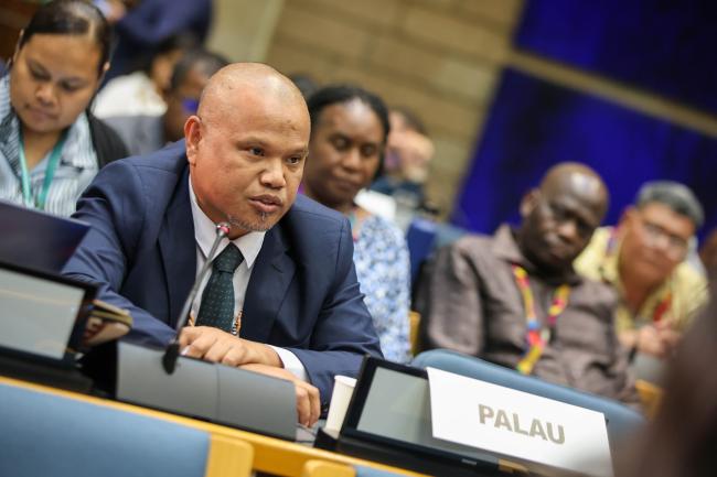 Steven Victor, Minister of Agriculture, Fisheries and Environment, Palau 