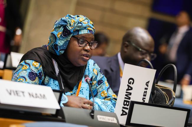 Rohey John, Minister of Environment, Climate Change, and Natural Resources, The Gambia 