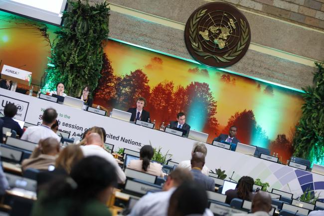 A view of the dais during Cluster B 