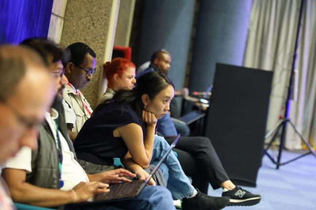Participants during Dialogue 2