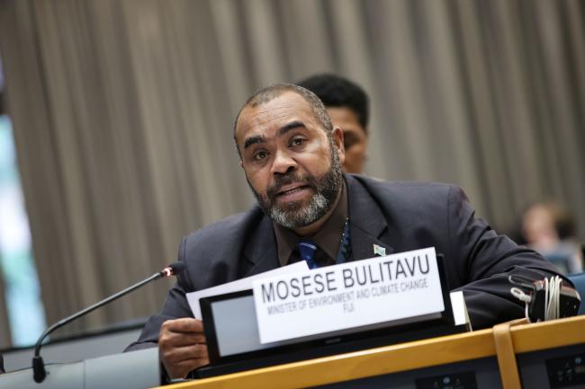 Mosese Bulitavu, Minister of Environment and Climate Change, Fiji a