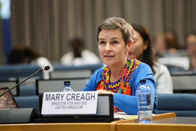 Mary Creagh, Minister of Nature, UK 