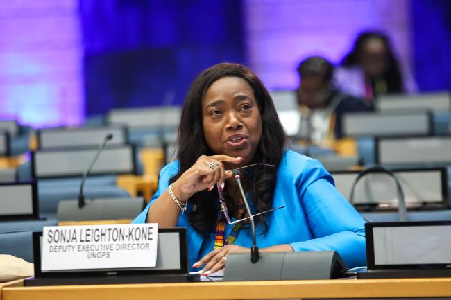 Sonja Leighton-Kone, Deputy Executive Director, UN  Office for Project Services
