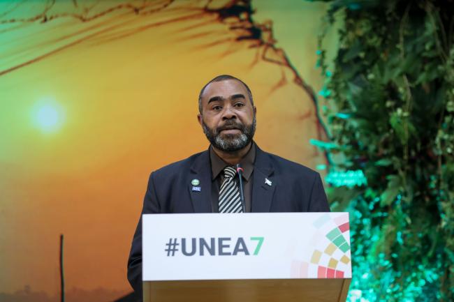 Mosese Bulitavu, Minister of Environment and Climate Change, Fiji 