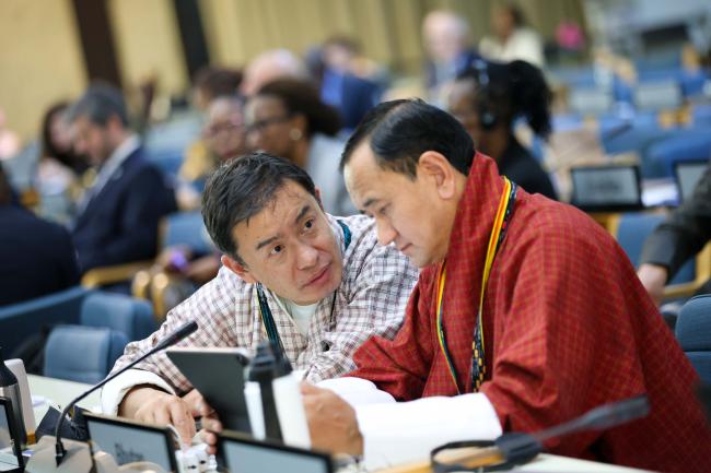 Delegates before the opening