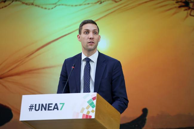 Andreas Bjelland Eriksen, Minister of Climate and Environment, Norway