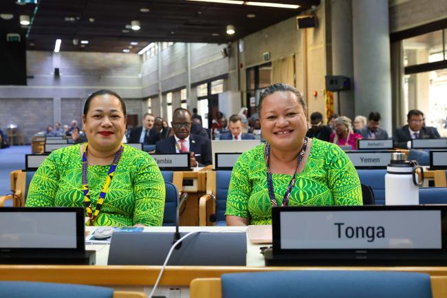 Delegates from Tonga 