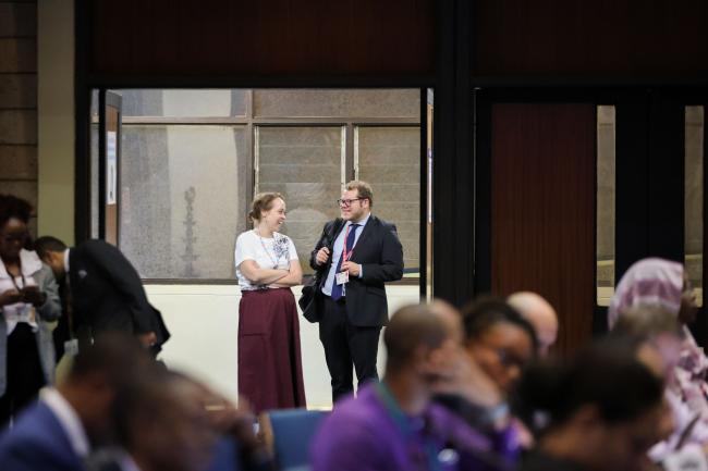 Delegates during the session 