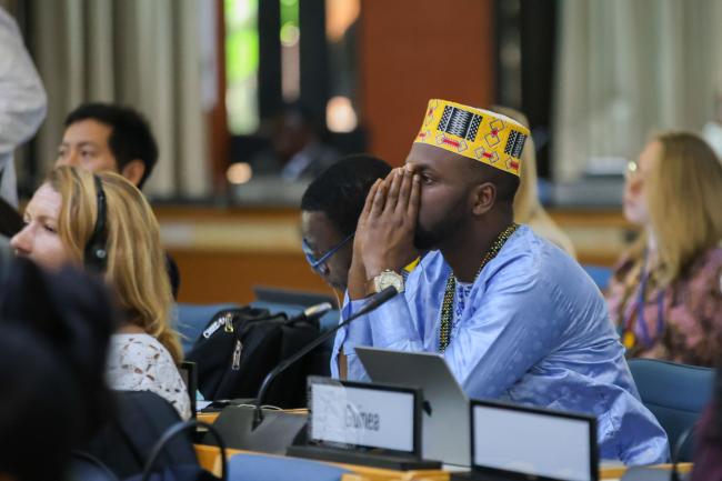Delegates during the opening 