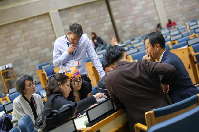 Delegates consult k 