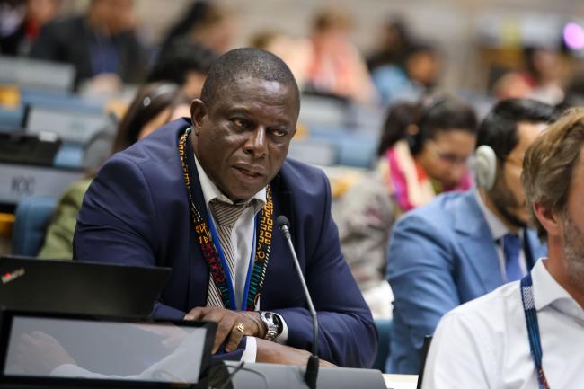 Eduardo Zaqueu, Mozambique, on behalf of the African Group 