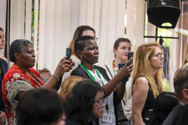 Participants take pictures 