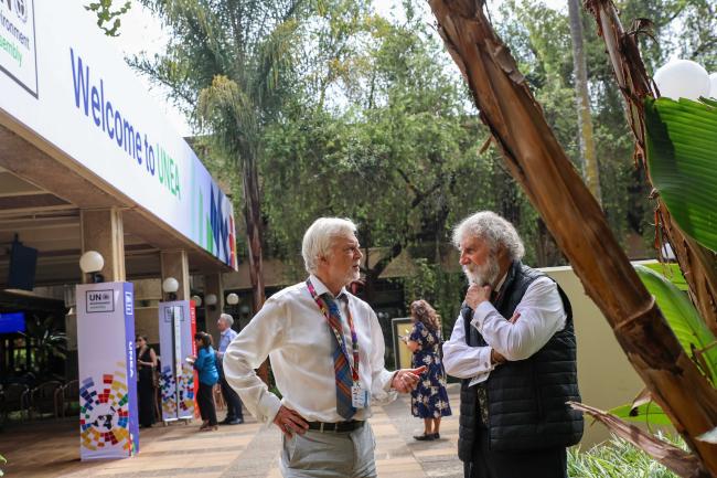 IPCC Chair Jim Skea and Rob Watson, GEO-7 Assessment Co-Chair 