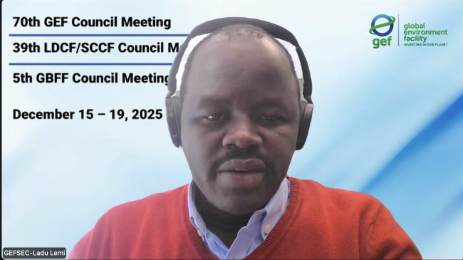 Ladu Lemi, GEF Secretariat - GEF70 -17Dec2025