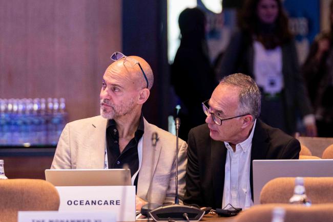 Nicolas Entrup and Carlos Bravo Villa, OceanCare - BARC_COP24_3dec2025-photo