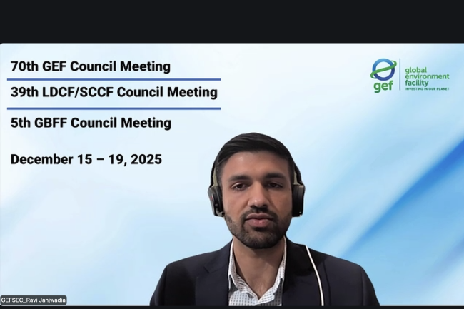 Ravi Janjwadia, GEF Secretariat - GEF70 -17Dec2025