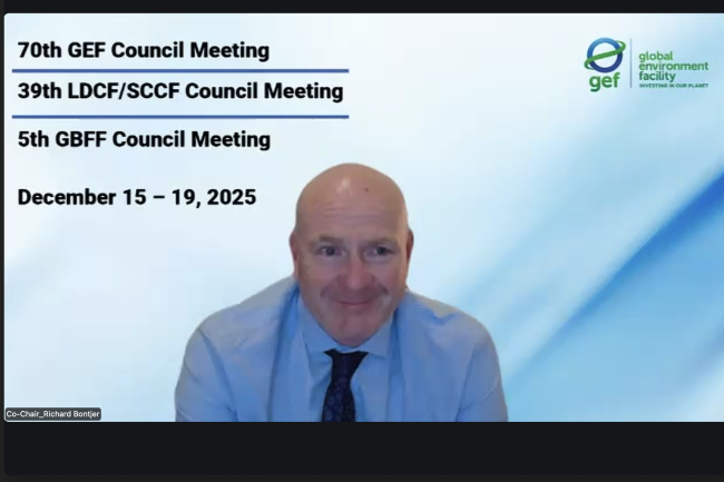 Richard Bontjer, Council Member, Australia   - GEF70-15Dec
