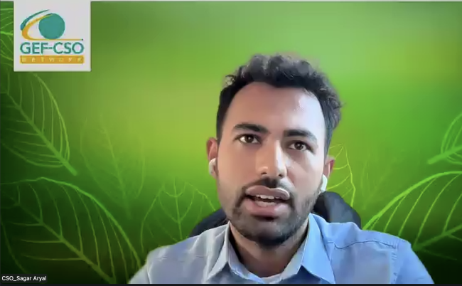 Sagar Aryal, GEF Civil Society Organizations (CSO) Network - GEF70 - 18Dec