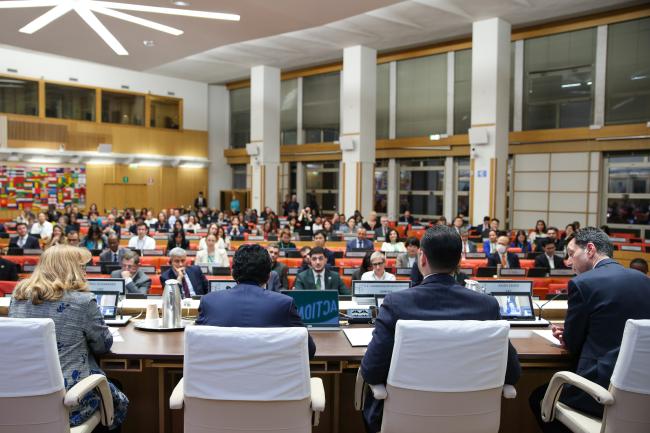 View of the room from the panel