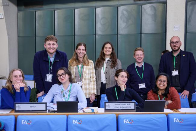 Global Youth Biodiversity Network group photo