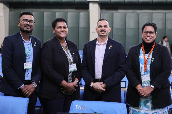 Fiji delegation group photo