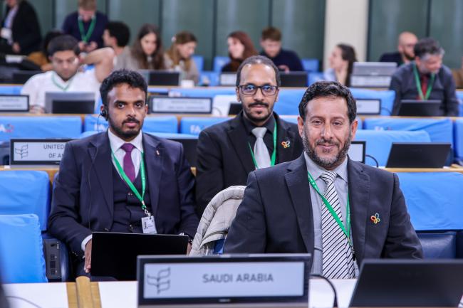 Delegates from Saudi Arabia