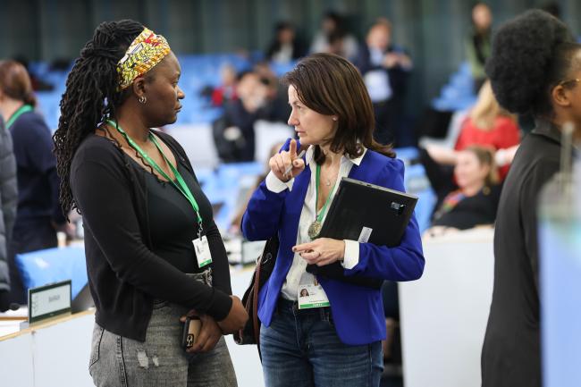 Martha Mphatso Kalemba, Malawi, and Mery Ciacci, EU
